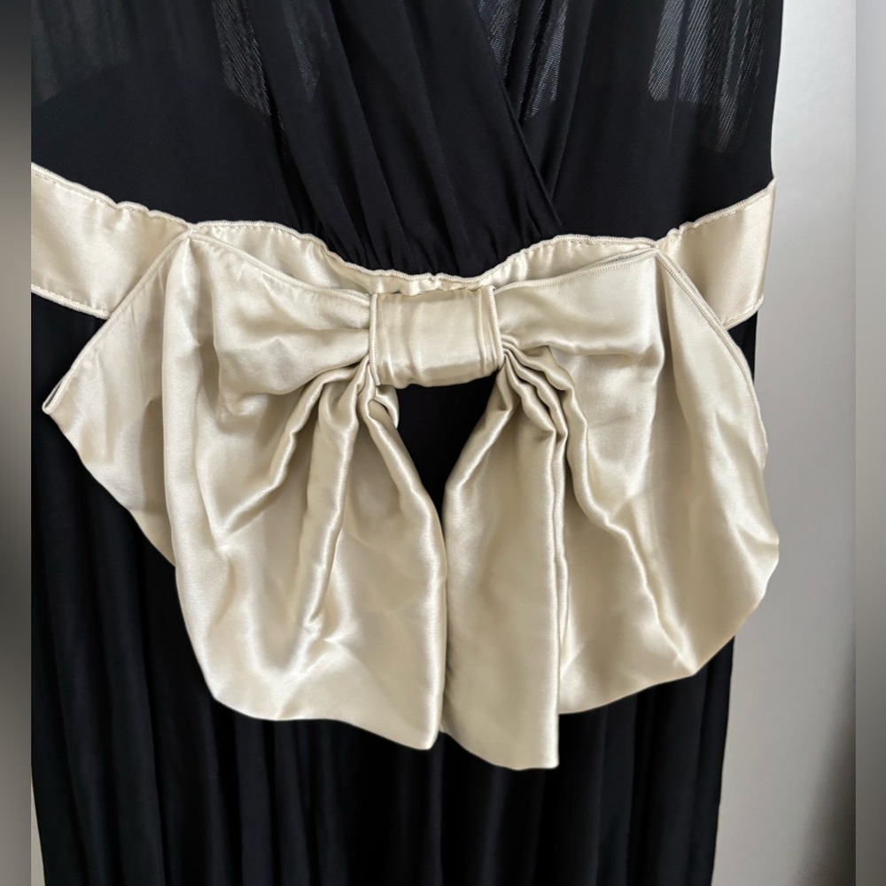 Dolce & Gabbana Silk Bow Waist Midi Dress Iconic Runway Piece $2,560 Retail - Picture 5 of 13